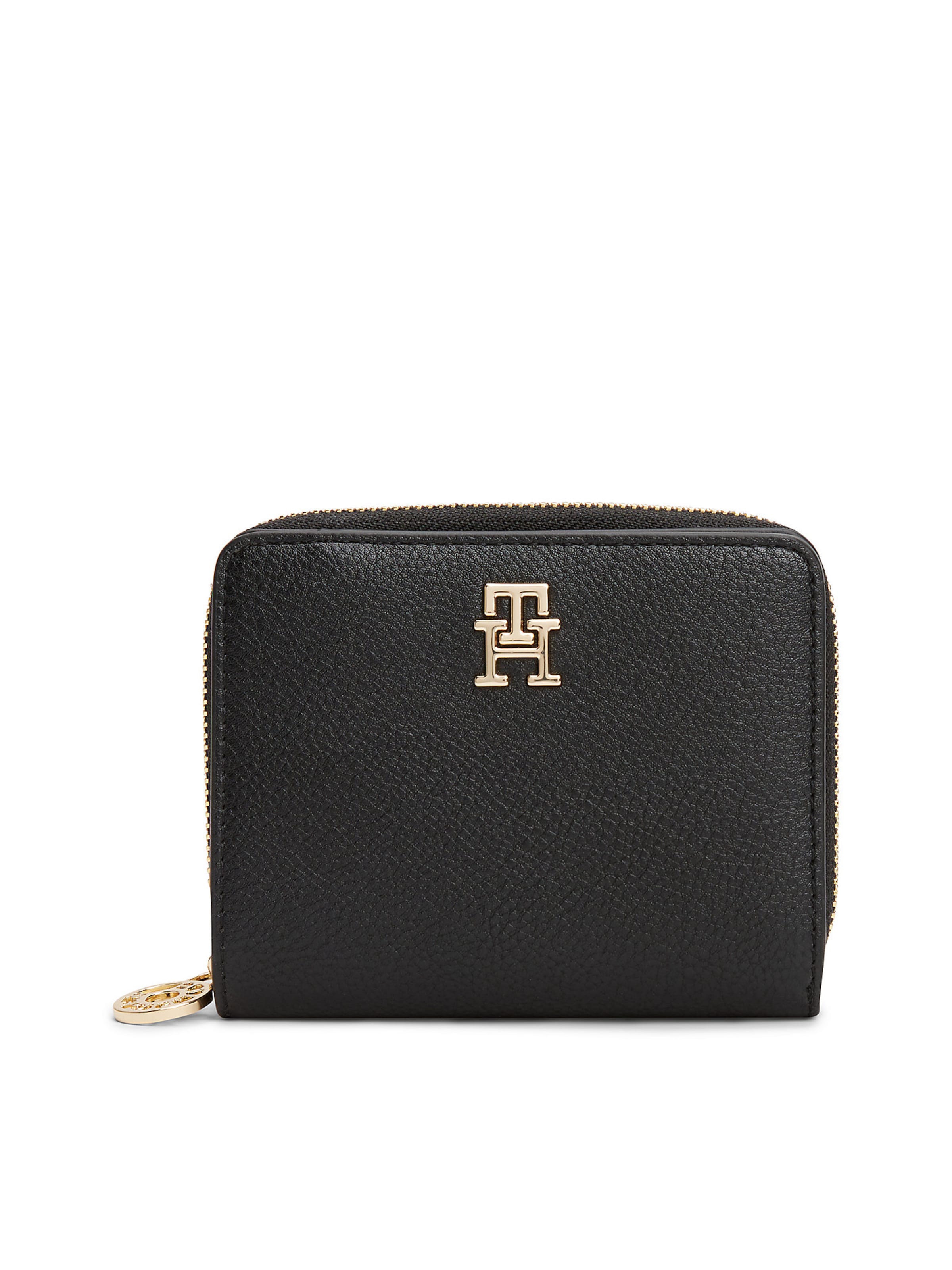 TOMMY HILFIGER Портмоне 'Distinct' в черно: отпред