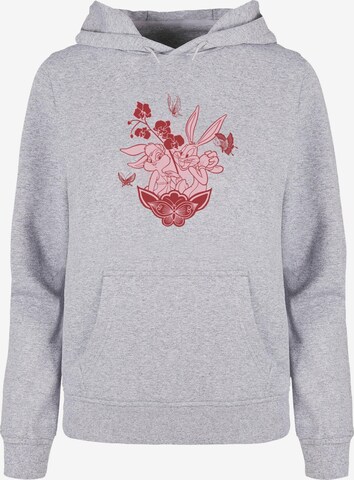 ABSOLUTE CULT Sweatshirt 'Looney Tunes - Bunny' in Grey: front