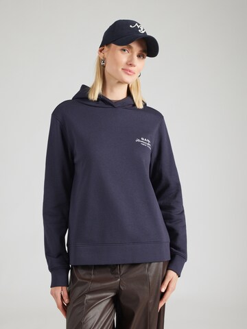 Sweat-shirt GANT en bleu : devant
