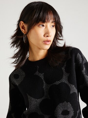 Marimekko Pullover 'Silfa Unikko' in Schwarz