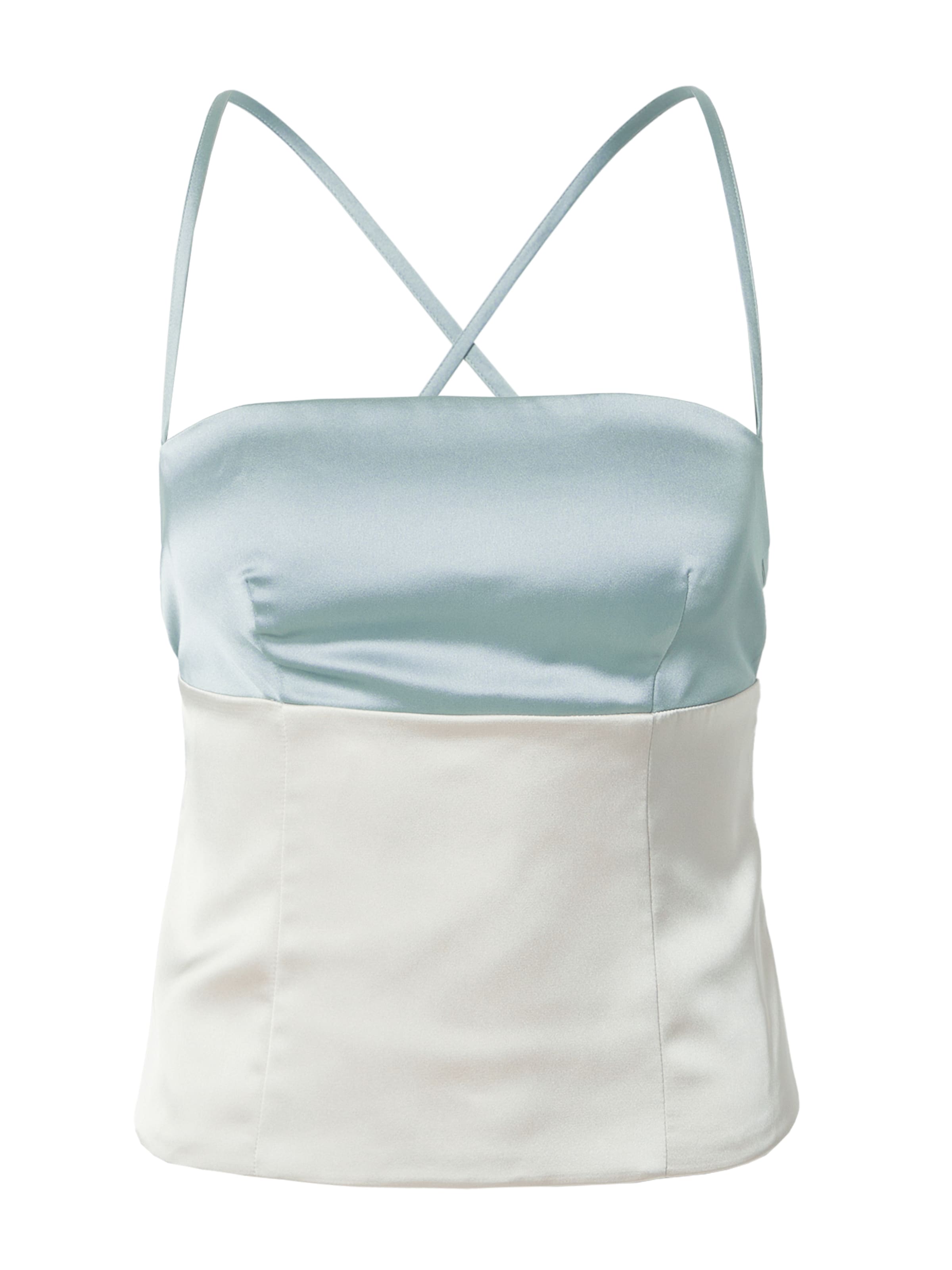 LENI KLUM x ABOUT YOU - Top 'Samantha' em branco: frente