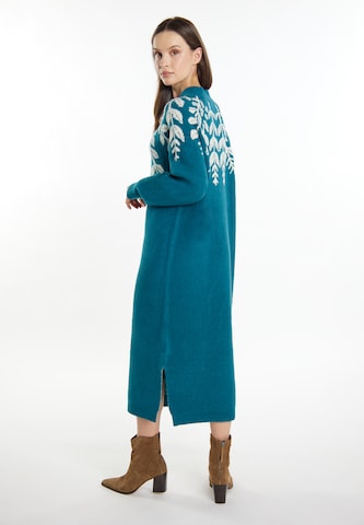 Robes en maille 'Lurea' Usha en bleu