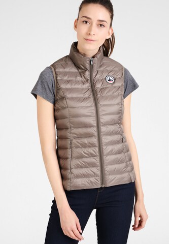 JOTT Vest 'Seda' in Brown: front