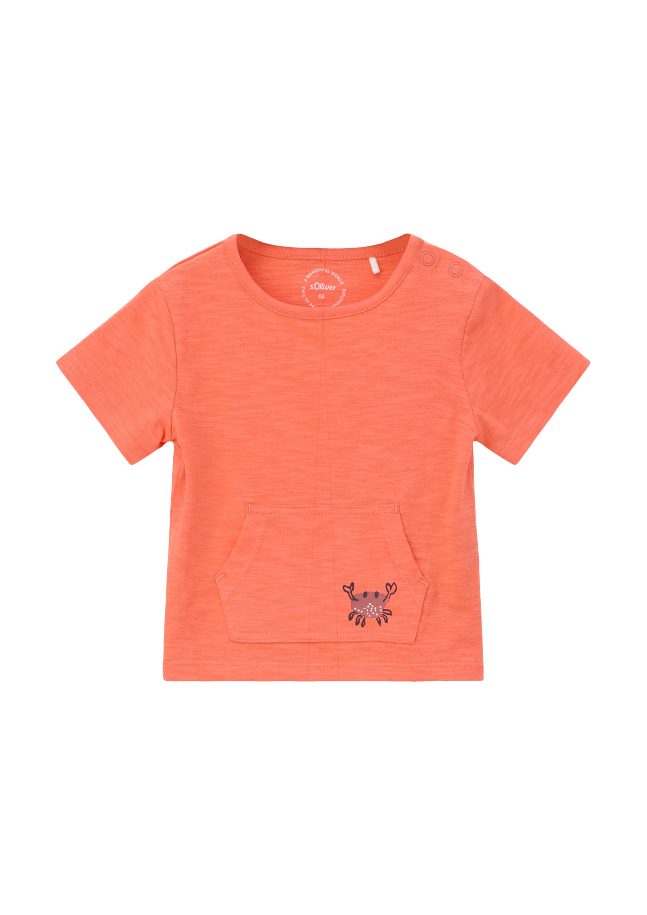 T-Shirt s.Oliver en orange : devant
