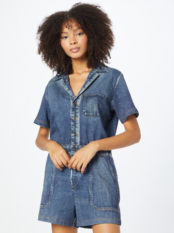 rag & bone Jumpsuit 'Miramar' in Blauw: voorkant