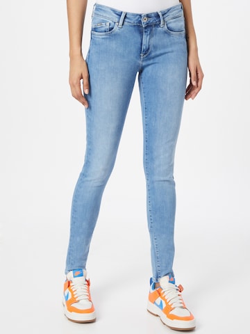 Skinny Jean 'PIXIE' Pepe Jeans en bleu : devant