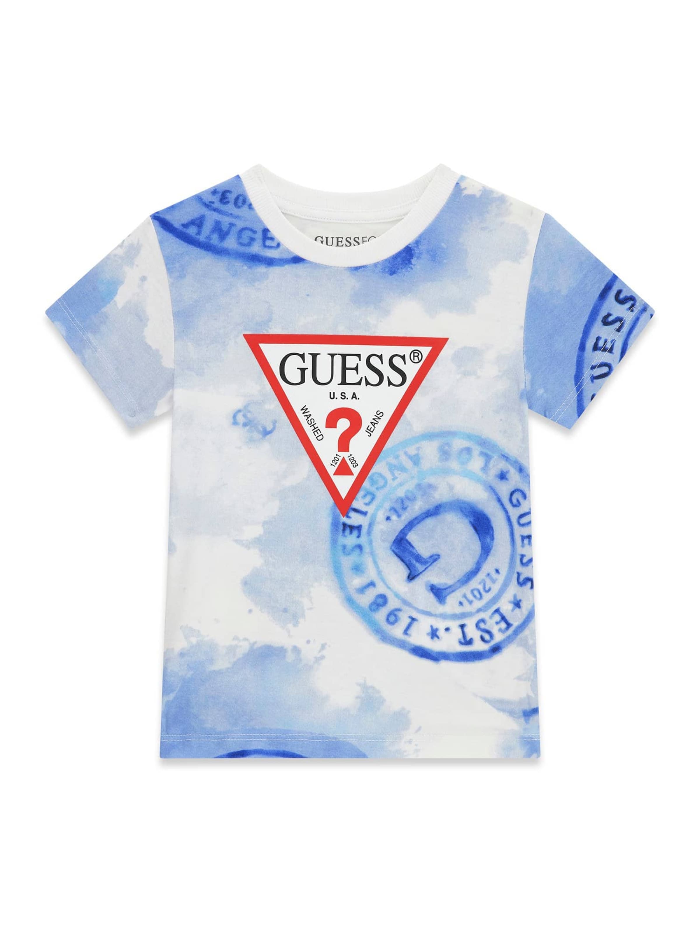 GUESS Shirt in Blue: front