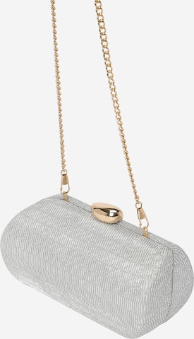 GLAMOROUS Clutch in Silver: front