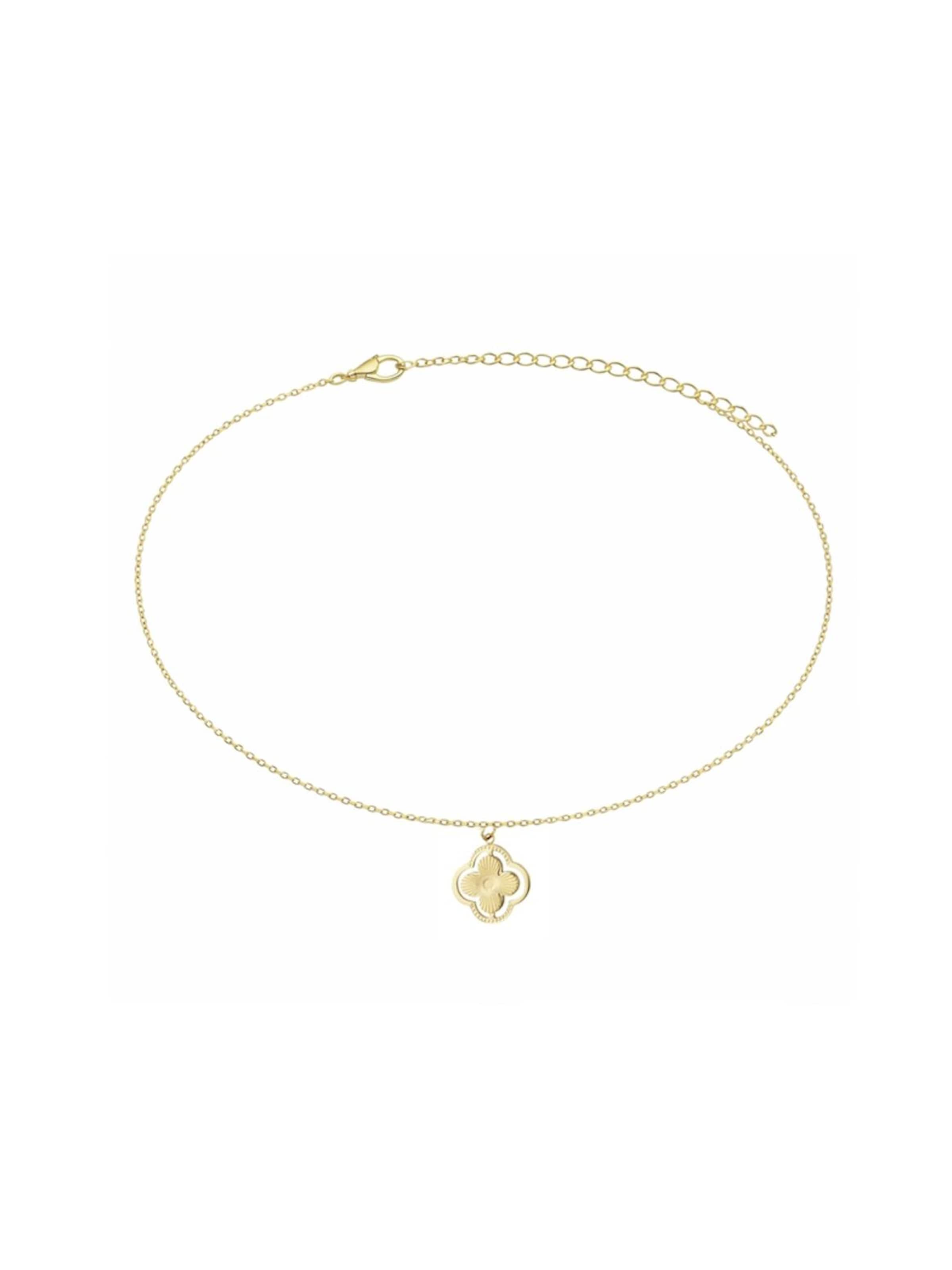 Chaîne 'ISALIE' Cala Rose en or : devant