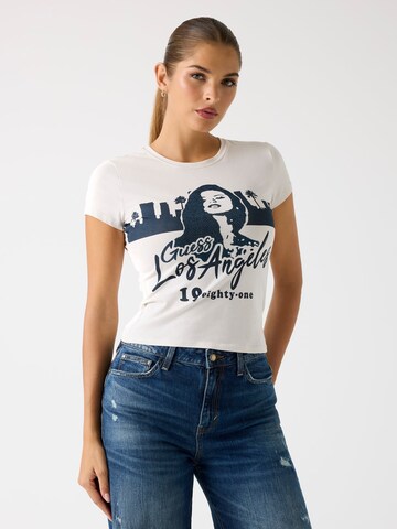 GUESS Shirt in Beige: front