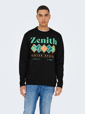 Only & Sons - Sudadera 'ONSCERES MONTO' en negro