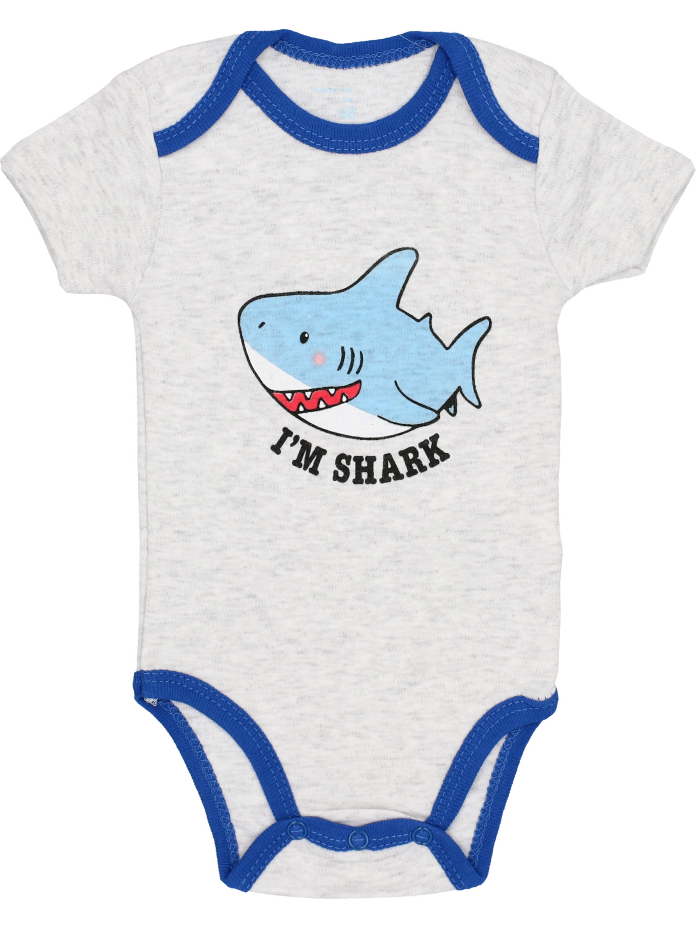 E Plus M Body 'Mini Möme' in Grau: Vorderseite