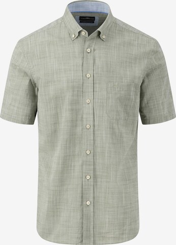 FYNCH-HATTON Button Up Shirt in Green: front