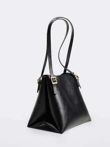 Sac bandoulière MANGO en noir : devant