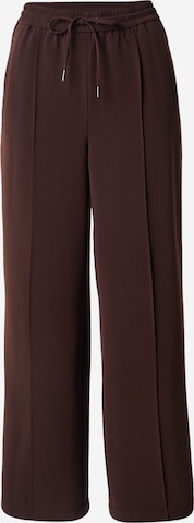 s.Oliver Wide Leg Hose in Braun: Vorderseite