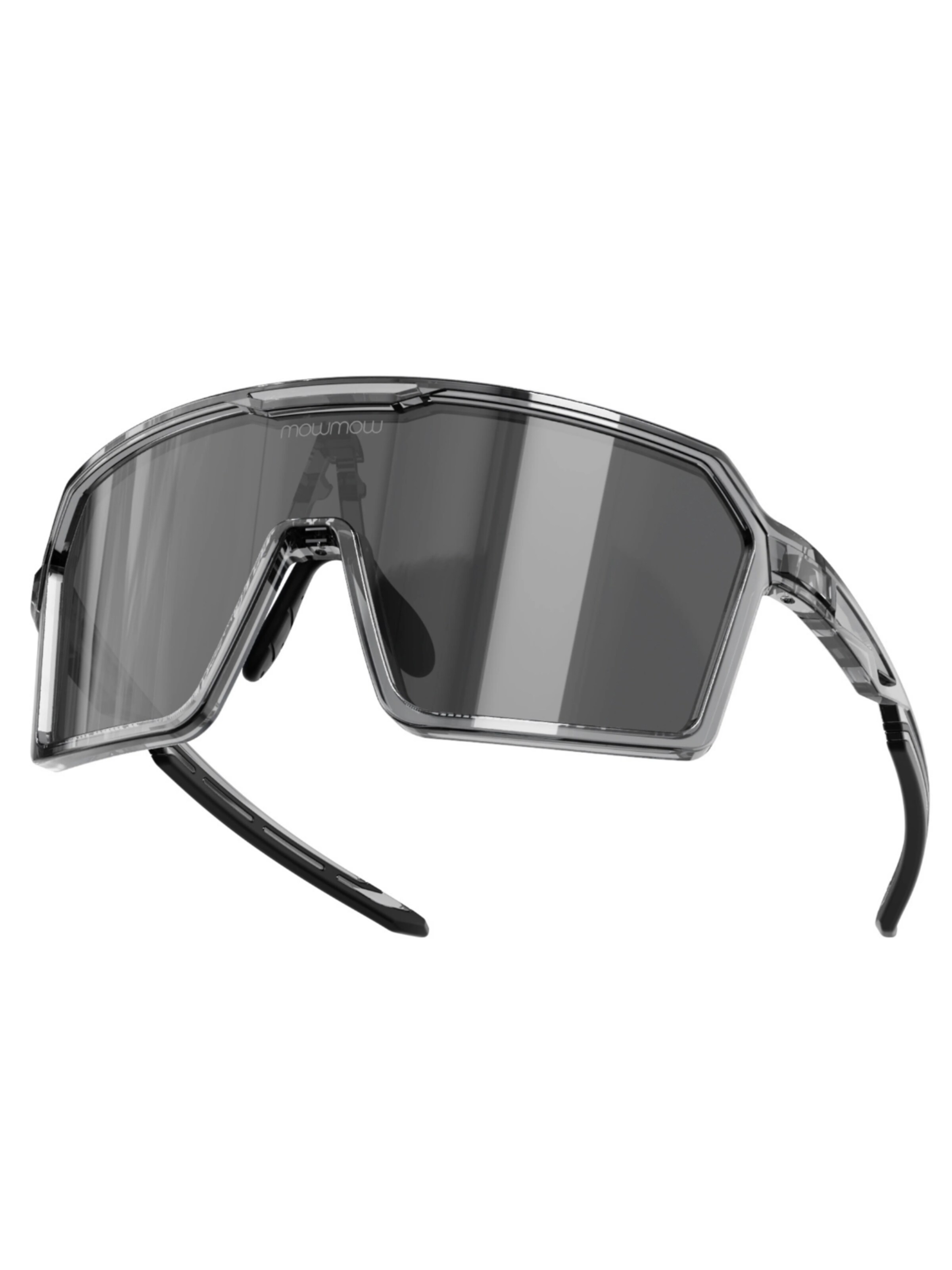 Mowmow Sportzonnebril 'MowMow Wizard Sunglasses - Sports Glasses - Photochromic Lens - Men - Women' in Zilver: voorkant