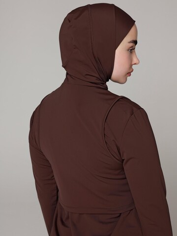 SIYA Swimwear T-shirt Badpak 'Hijab' in Bruin