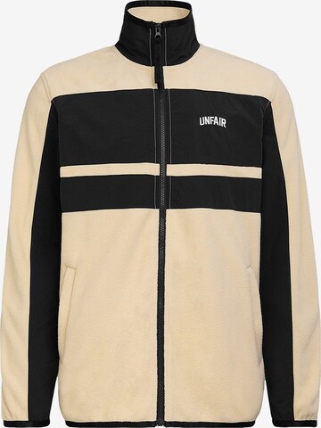 Unfair Athletics Performance Jacket in Beige: front