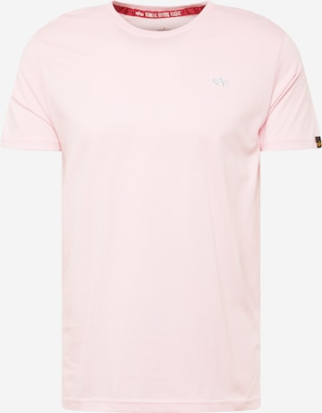 ALPHA INDUSTRIES Μπλουζάκι σε ροζ: μπροστά