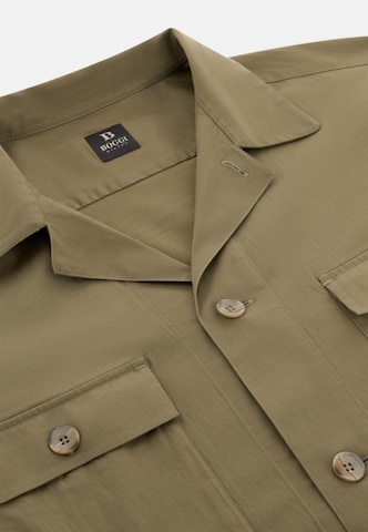 Boggi Milano Regular Fit Hemd in Grün