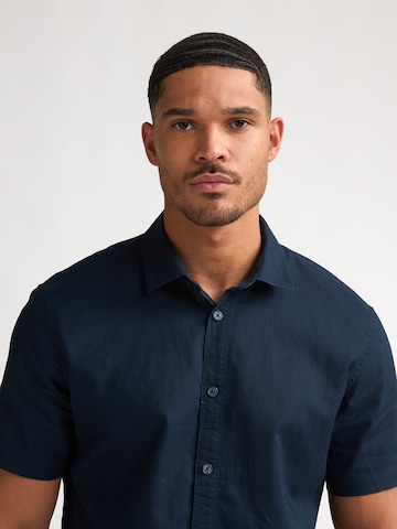 Petrol Industries Regular Fit Skjorte i blå