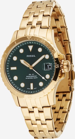 FOSSIL - Reloj analógico en oro: frente