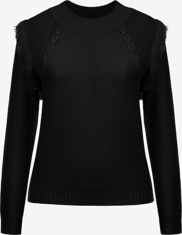 Pulover de la Imily Bela pe negru: față