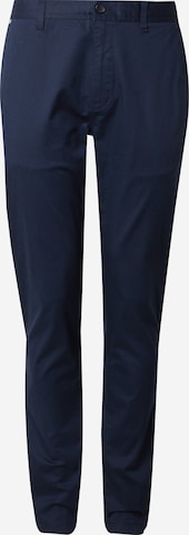 Coupe slim Pantalon chino REPLAY en bleu : devant