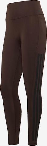 ADIDAS PERFORMANCE Спортивные штаны 'Optime' в Коричневый: спереди