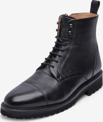 Henry Stevens Lace-up boots 'Winston CDB6' in Black: front