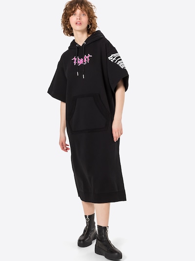 DIESEL Šaty 'ORSY' - světle zelená / fialová / pink / černá / bílá, Model/ka
