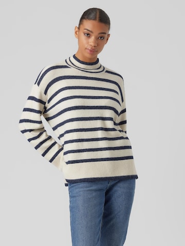 VERO MODA Sweater 'NELLY' in Beige: front