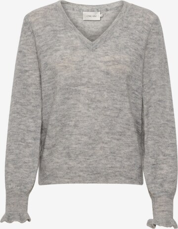 Cream Sweater 'Blu' in Grey: front