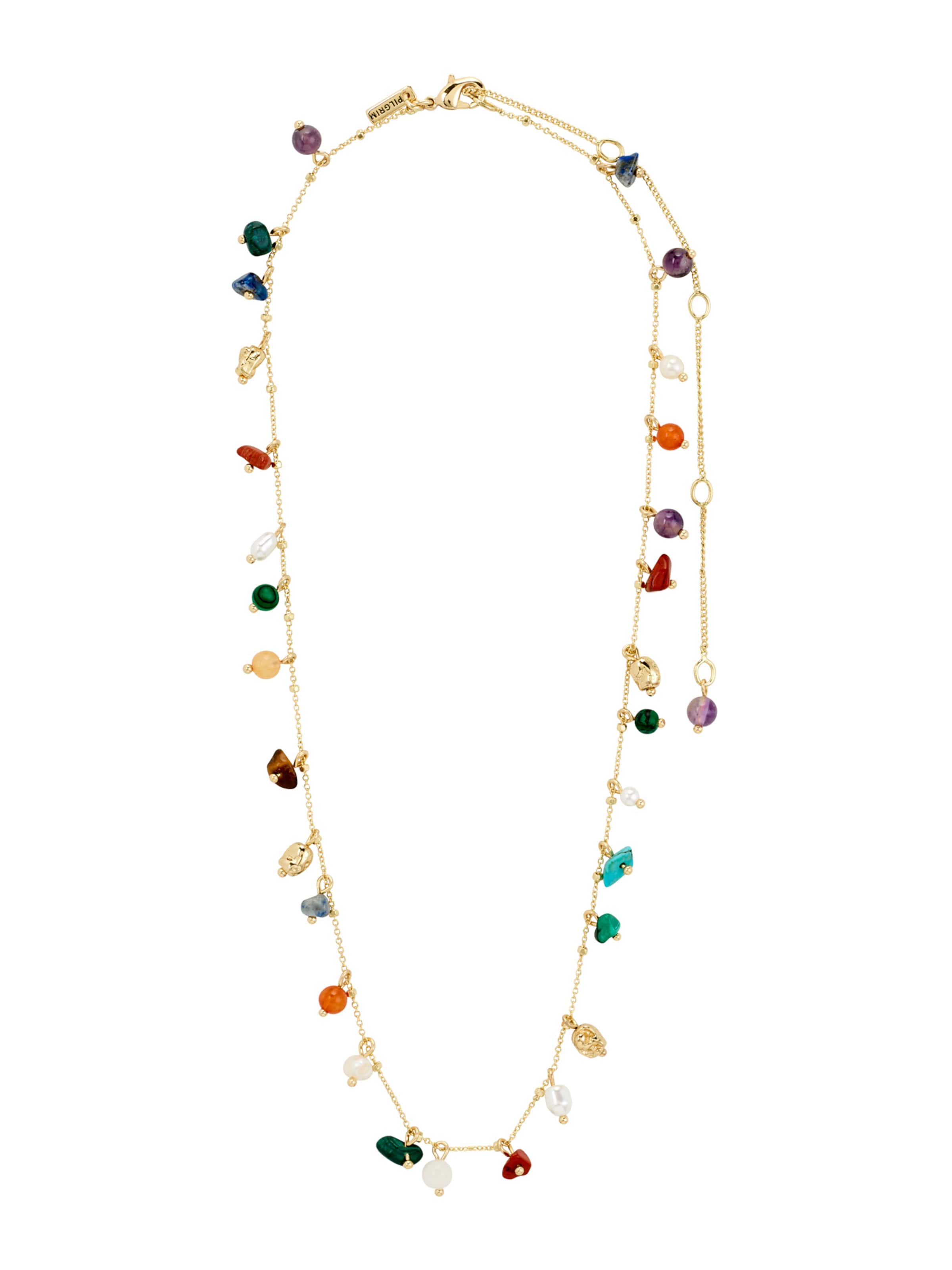 Pilgrim Ketju 'Between' värissä turkoosi / kulta / smaragdi / helmenvalkoinen, Tuotenäkymä