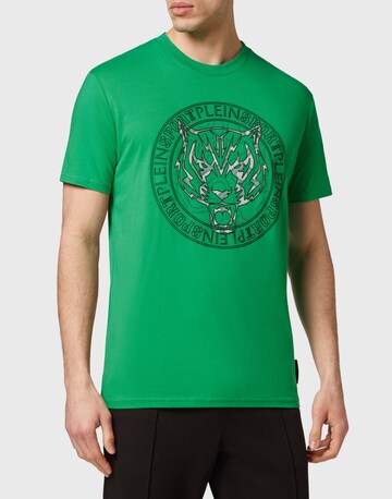 Maglietta 'Tiger' di Plein Sport in verde