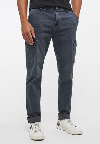 MUSTANG Slim fit Cargo Jeans in Blue: front