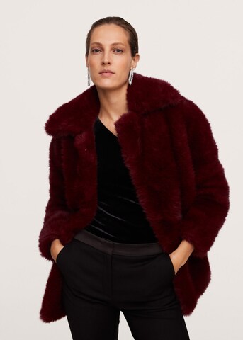 Manteau d’hiver 'chita' MANGO en rouge : devant