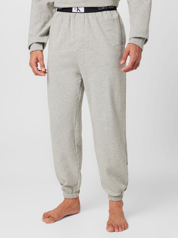 Pantalon de pyjama Calvin Klein Underwear en gris : devant