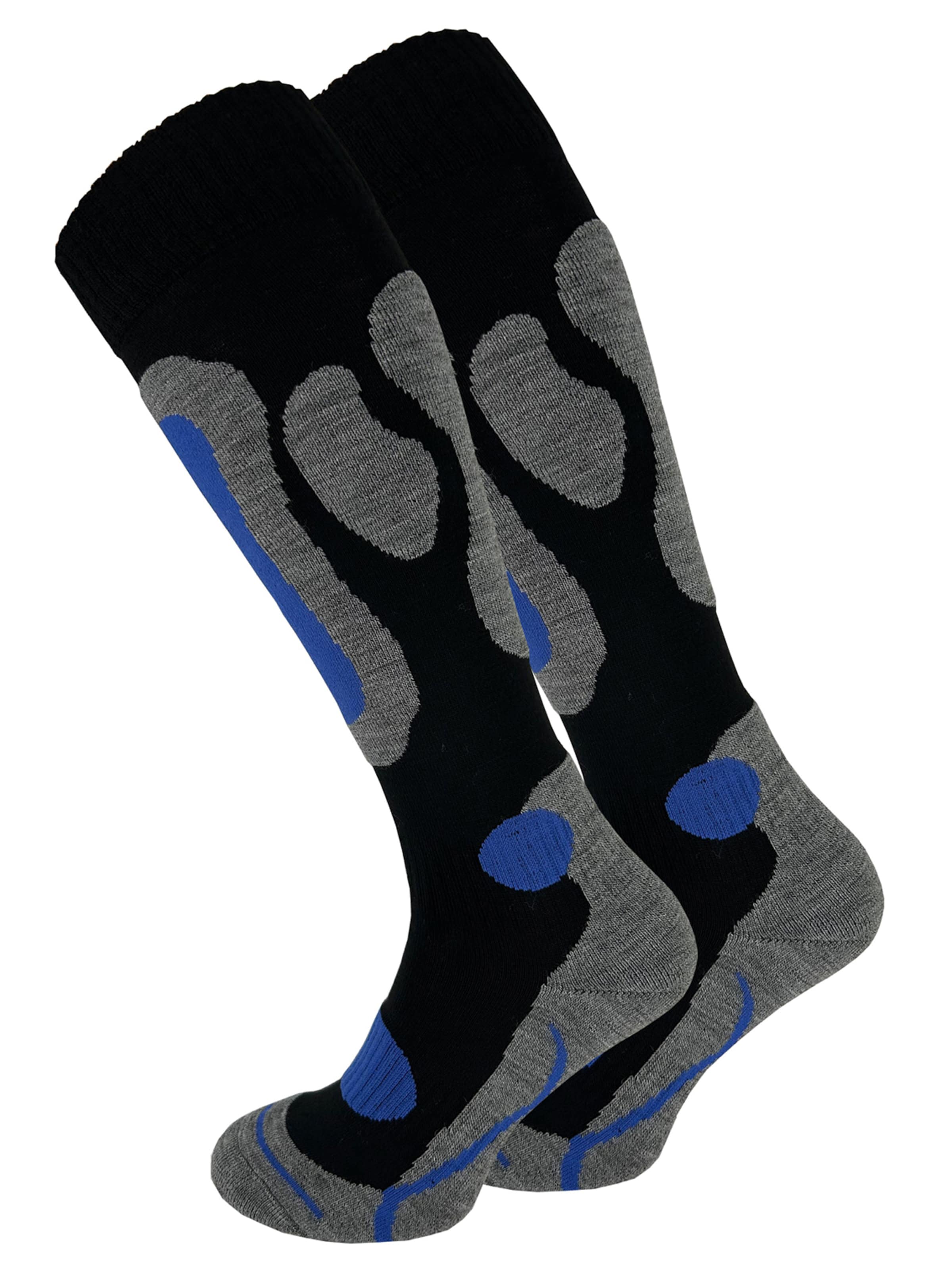 Calzino sportivo di Cotton Prime in nero: frontale