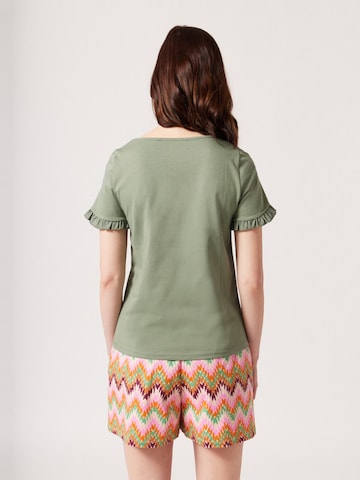 NAF NAF Shirt 'Evany' in Green