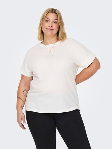 ONLY Carmakoma Shirt in White: front