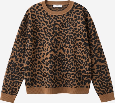 MANGO Pulover 'LEONA' u bež / crna, Pregled proizvoda