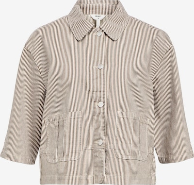 OBJECT Prijelazna jakna 'OBJLOURDES' u smeđa / bijela, Pregled proizvoda