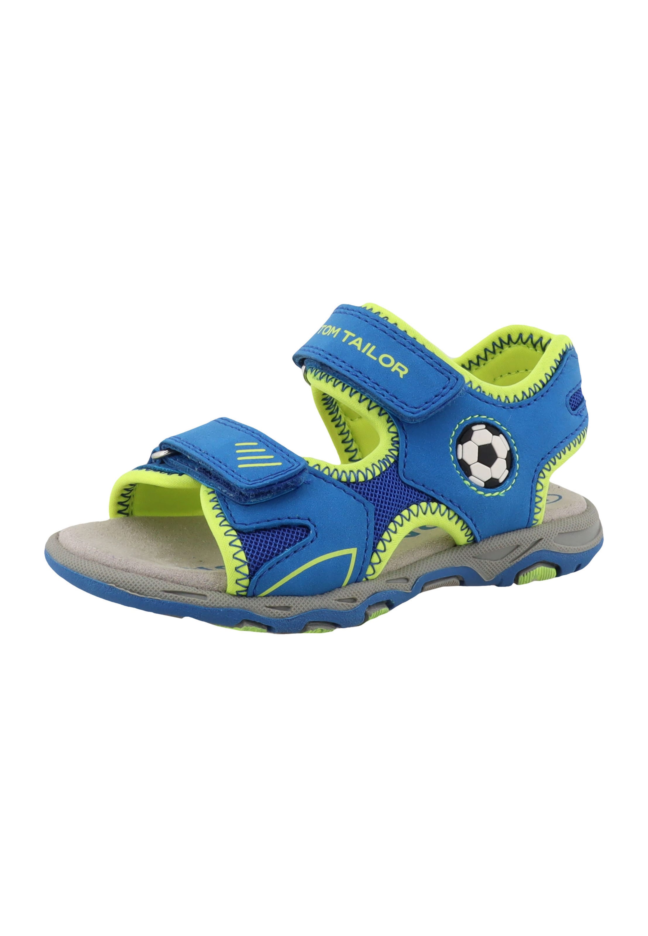 TOM TAILOR Buty otwarte w kolorze niebieski: przód
