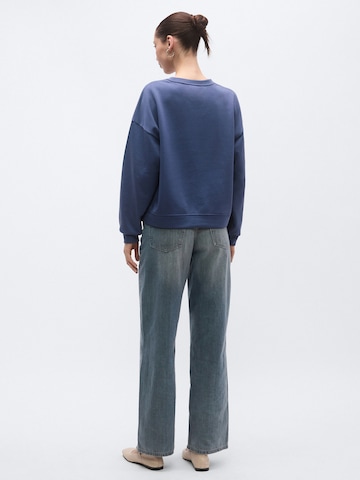 Sweat-shirt 'Mela Briena' MSCH COPENHAGEN en bleu