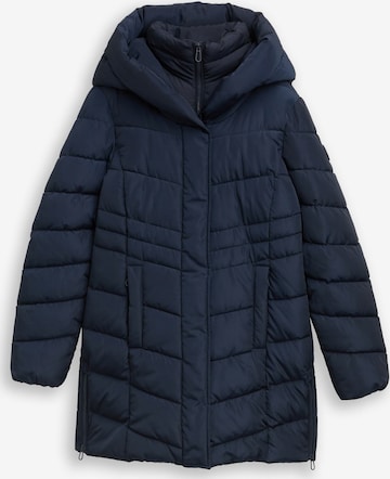TOM TAILOR Wintermantel in Blauw: voorkant