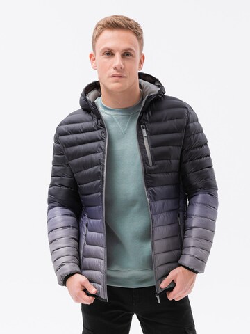 Ombre Übergangsjacke 'C319' in Schwarz