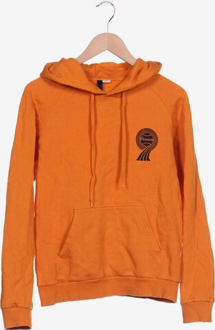 H&M Sweatshirt & Zip-Up Hoodie in M in Orange: front