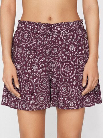Tezenis Wide leg Pants in Purple