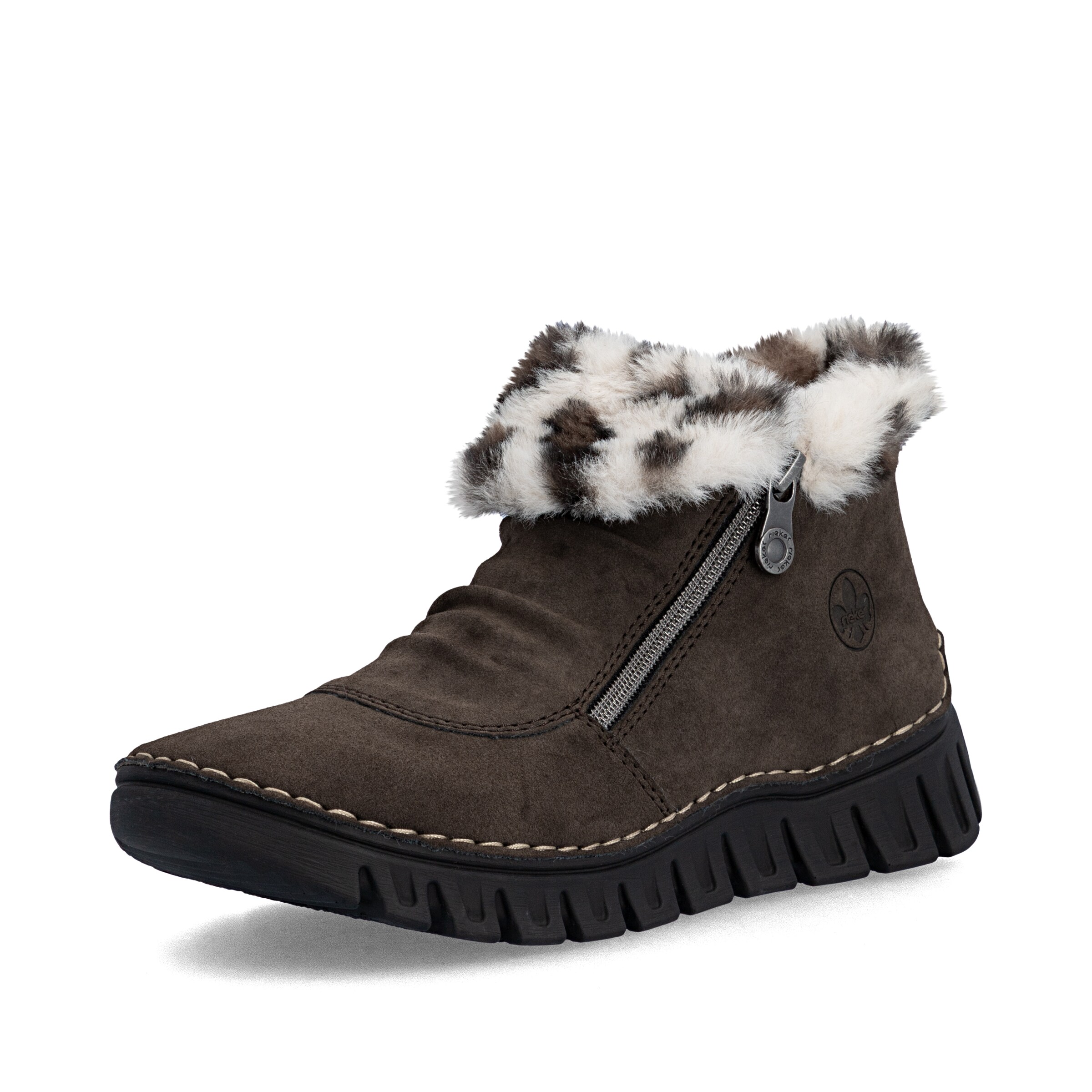 Bottes ' 57551 ' Rieker en marron : devant